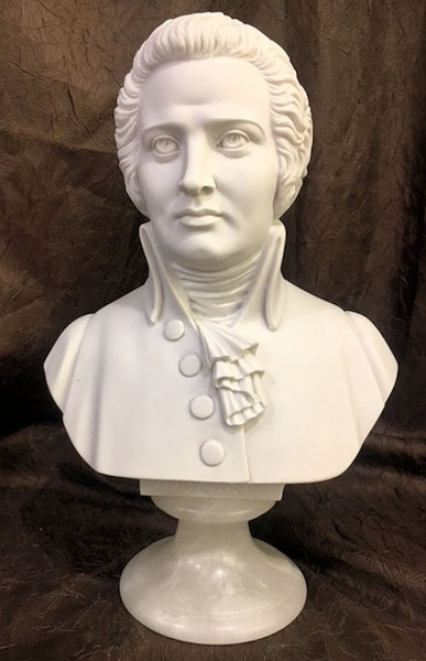 Mozart Bust Wolfgang Amadeus statue marble composer sculpture